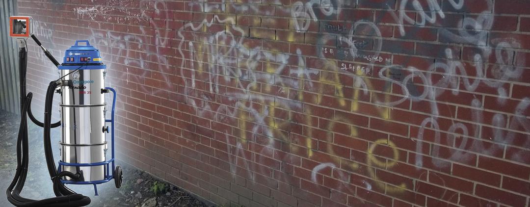 Odstranění graffiti z obkladů